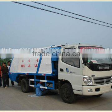 Foton waste compactor truck 6CBM