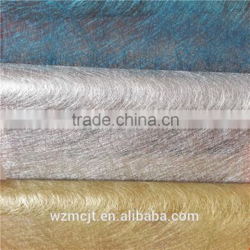 China famous long fiber polyester materials colorful flower packing paper