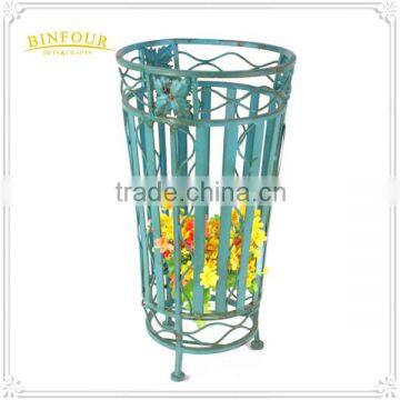 Vintage Wrought Iron Round Eco Friendly Umbrella Display Rack photo-3