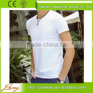 2014 high quality bulk blank t-shirt pre washed blank t-shirts