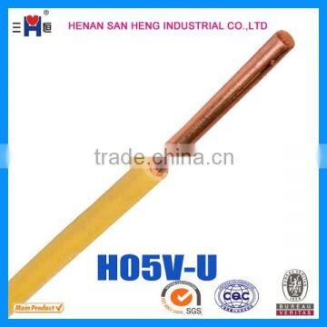 2.5mm 450/750V PVC insulated copper wire , electric house wire , cable wires