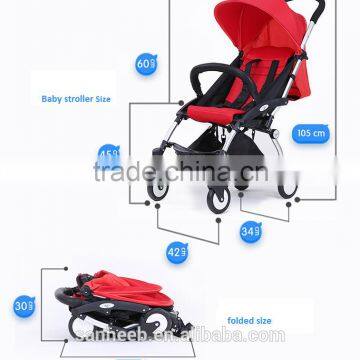 Hot-selling Lightweight Cheap Foldable 2in 1 Baby Stroller photo-3