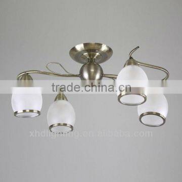 Modern hot sell glass ceiling lamp/hotel&lobby decorative 8367-4