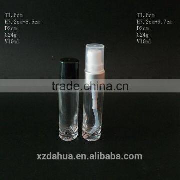 10ml glass perfume bottle with metal roller ball