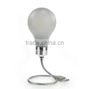 Plug and Play Computer Laptop USB Powered Light Bulb Shaped Flexible