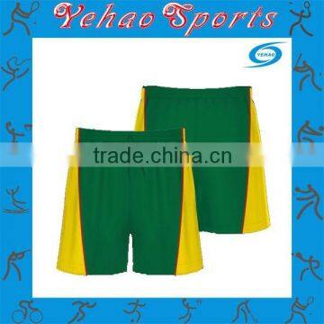 green yellow custom running shorts running wear 2015