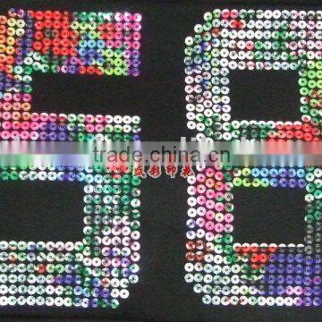 numbers embroidery