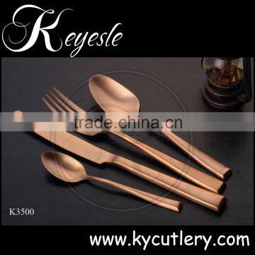 copper pattern flatware,cutlery-set-stainless-steel,colored cutlery set