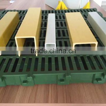 High strength Corrosion Resistant Channel FRP Profile FRP/fiberglass beam for pig farming equipment(Professional Manufacturer)