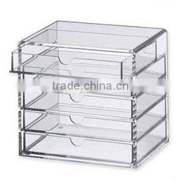 Elegant Acrylic Jewelry/Makeup/Cosmetic Box with layers/organizer