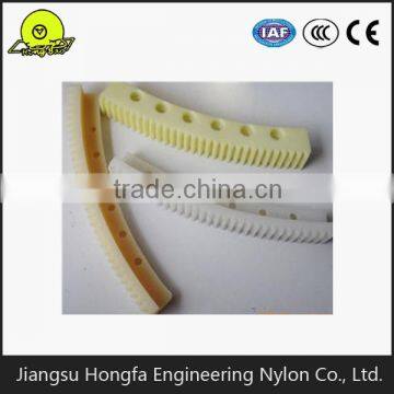 PA6 nylon rack and pinion low price for sale