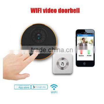 720P apartment video door phone intercom system with 720P Camera free iOS and Android APP