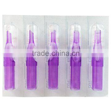 New Disposable Tattoo tip 5FT Purple