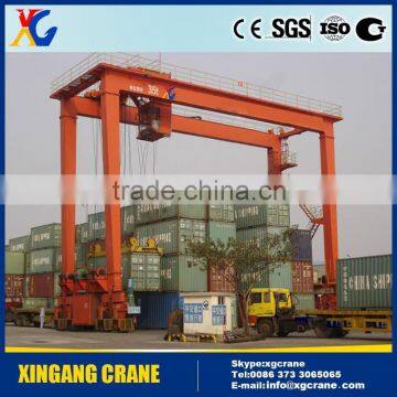 Crane Lift Containers Double Beam Gantry Crane 40 Ton In Shipyard