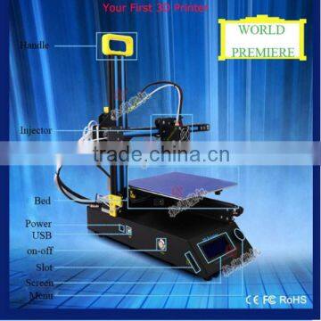 2016 New Year And Full Color Metal Frame 3D Printer China Gold Supplier