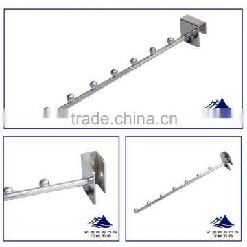 Metal Wire Chrome Display Clothing Hooks With 7 Pins for Square Tubes KF-D014