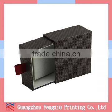 Customized Cardboard Paper Gift Box & Drawer Box With Ribbon