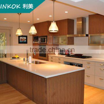 Wholesale cheap china blinds factory direct lacquer and laminate mix style kitchen cabinet kitchen furniture