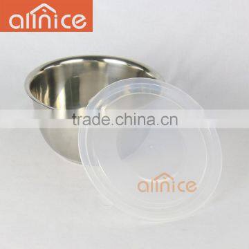 ALLNICE Wholesale Food Stock Bowl/metal Salad Bowl/mixing Bowl With Lid photo-4
