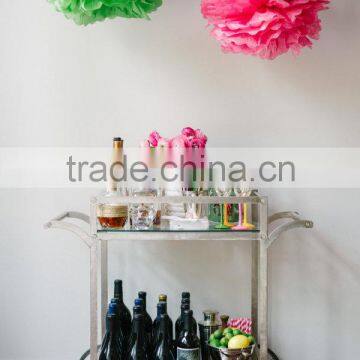 Hot Selling Party Decoration Colorful Honeycomb Paper Pom Poms