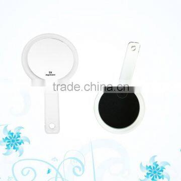 small size handheld mirror plastic mini handled mirror