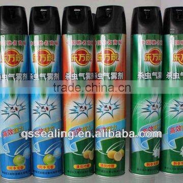 tinplate empty aerosol can with valve