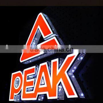 Outdoor advertising punching led letter signage