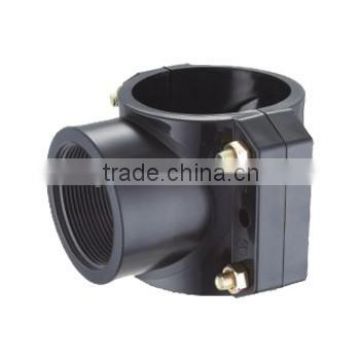 PN16 PP pipe Clamp saddle compression fitting for irrigation