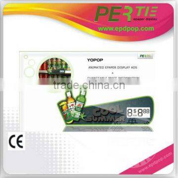 advertising displays with eink display