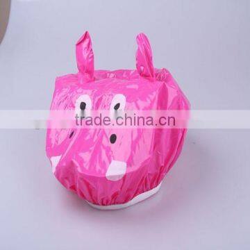 cartoon shape bath shower cap pink