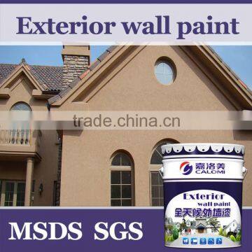Super hydrophobic coating stucco paint for exterior wall