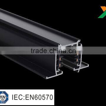 recessed track 4 wires square rail track for led track light