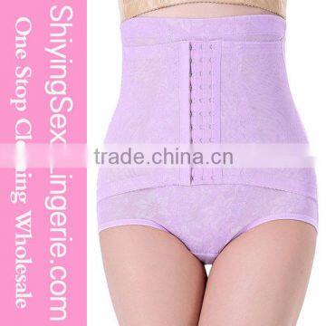 2015 Wholesale Violet High Waist Tummy Control High Quality Girls Teen Underwear