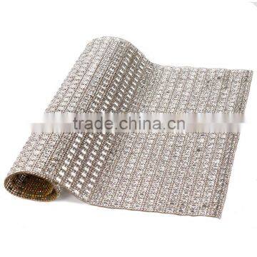 2016 Xiumao Factory Rhinestones Meshes/aluminum/brass Hotfix Mesh/metallic Mesh Fabric With Spangles photo-4