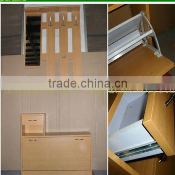 Manufacture supply modern simple wooden cabinet parts shoe rack