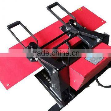 25*100cm manual heat press machine for ribbon/trousers/narrow goods / meshbelt customized printing