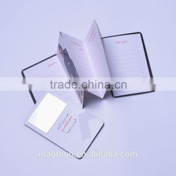 Promotional custom magnetic notepad fridge magnet