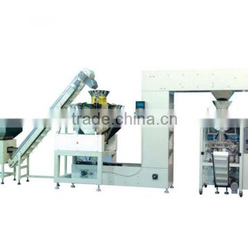 Lower height packaging line for special workshop