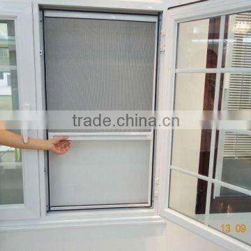 pvc mosquito net windows/top grade pvc casement windows/guangzhou