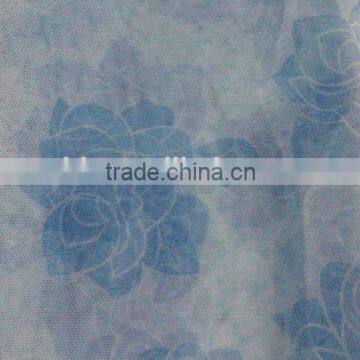 Southeast Asia printed 100 polyester mesh fabric