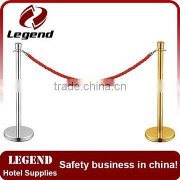 Hotel Stainless Railing Stand crowd control rope queue barrier