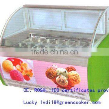 Commercial single temperature gelato freezer ice cream freezers for sale