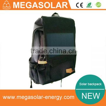 6w solar backpack phone charger for hiking traveling