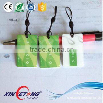 Epoxy nfc tags Waterproof Tag keychain hang tag, custom logo, free samples tag