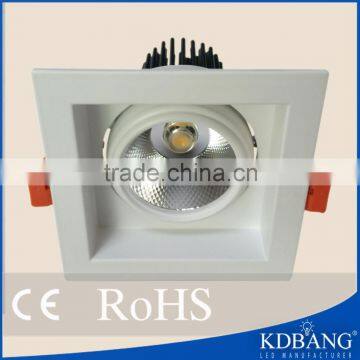 Taiwan Epistar ceramic chip 10w cob recess downlight led