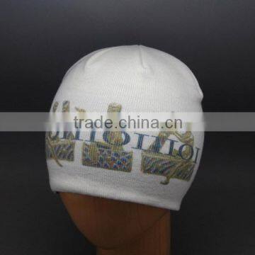 2015 HOT SALE SUBLIMATION PRINTING BEANIE HAT