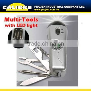 CALIBRE Promotion gift Multi tool with bottle opener multi function tool with screwdriver Bit Set