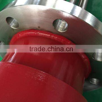 Flange tubular electric thermal fluid heater with CE