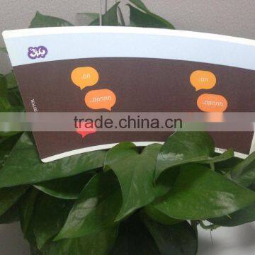 China produce paper cup fan