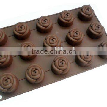 LFGB silicone chocolate stand mold for bakeware